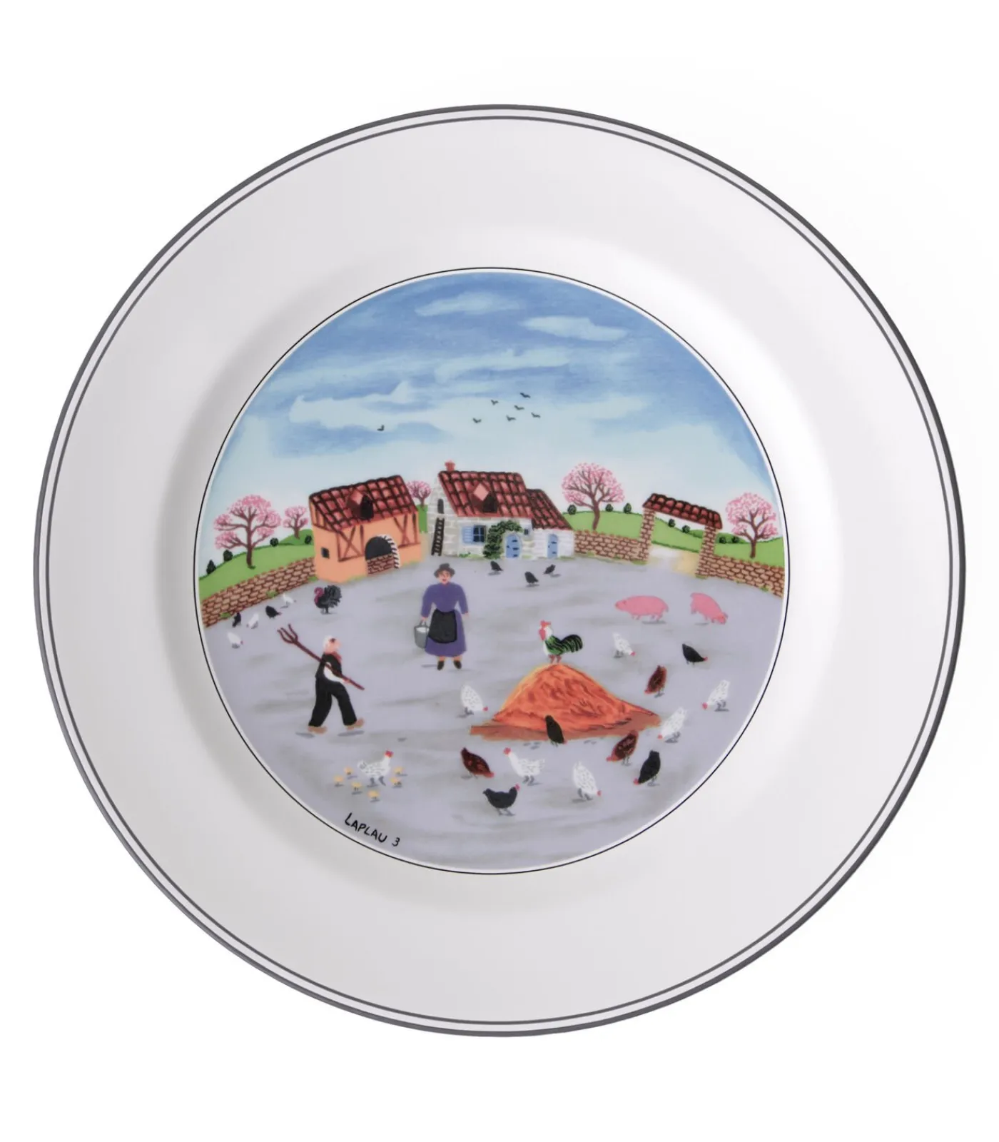 Villeroy & Boch Dinerbord Pluimveehouderij Design Naif