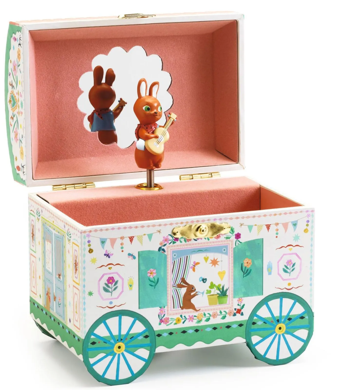 Online houten speelgoed caravan - Roulotte enchantée FSC MIX Kinderen Speelgoed