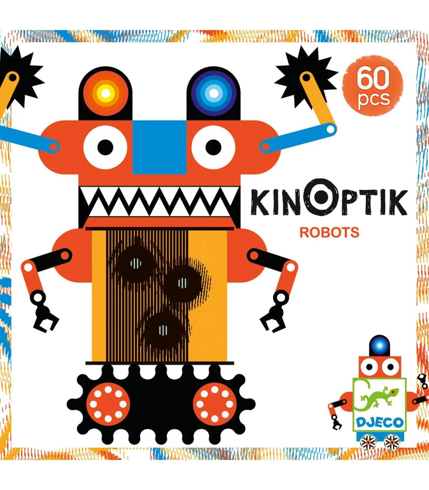 New kinoptik Robots - 58 stukjes Kinderen Speelgoed