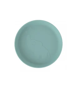 Kinderen Done by Deer Kiddish plate Elphee Blue