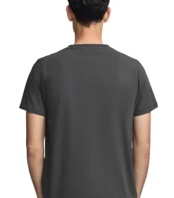 Heren Polo Club Donkergrijs T-shirt met rubberen Rigby Go-logo