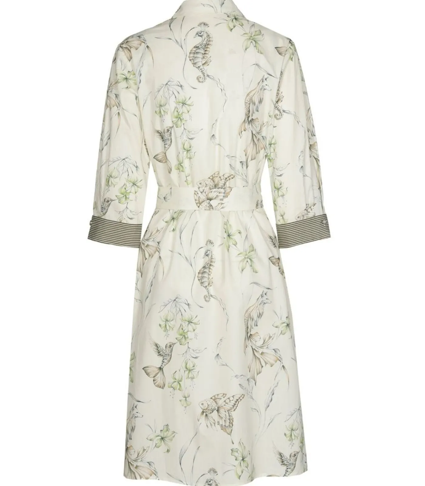 DAMES Marie Méro Doorknoopkleed met originele dierenprint