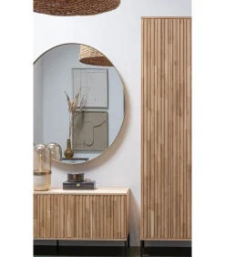 WOOOD Doutzen Spiegel - Metaal - Goud - 115x115x5