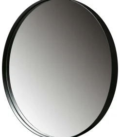 WOOOD Doutzen Spiegel - Metaal - Zwart - 50x50x5