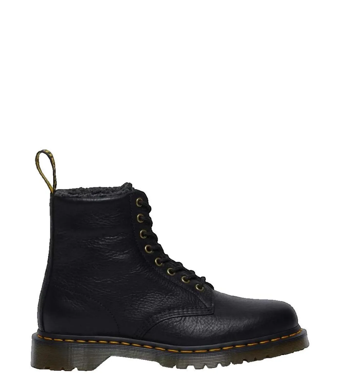 Clearance Dr. Martens 1460 veterlaarzen van zwart leer met synthetische voering Heren Schoenen