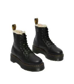 Best Dr. Martens Jadon gevoerde zwarte laarzen Heren Schoenen