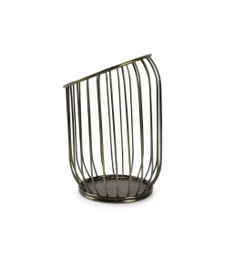Salt&Pepper Draadmand 12xH16cm goud/zwart Loft