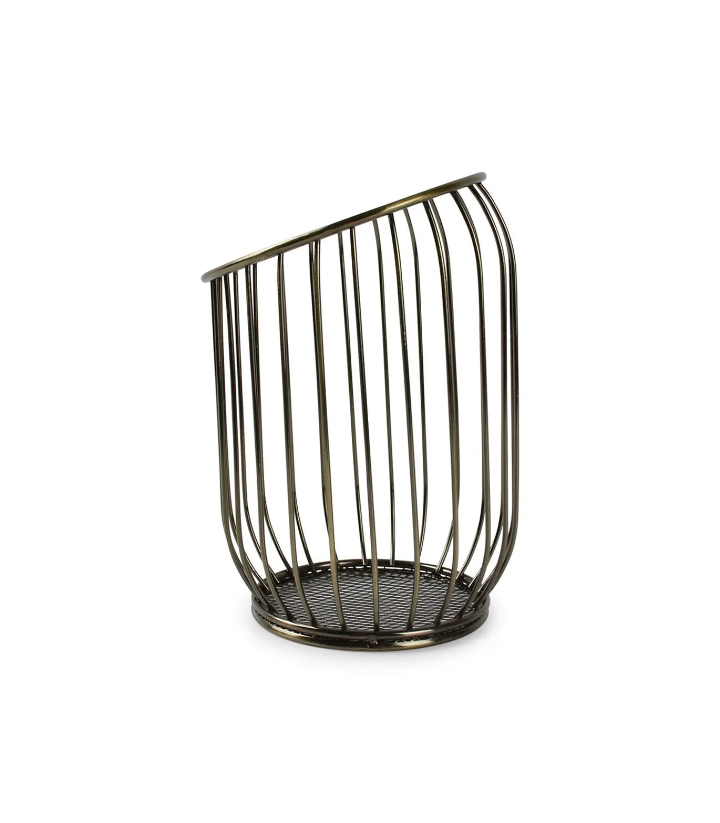 Salt&Pepper Draadmand 12xH16cm goud/zwart Loft