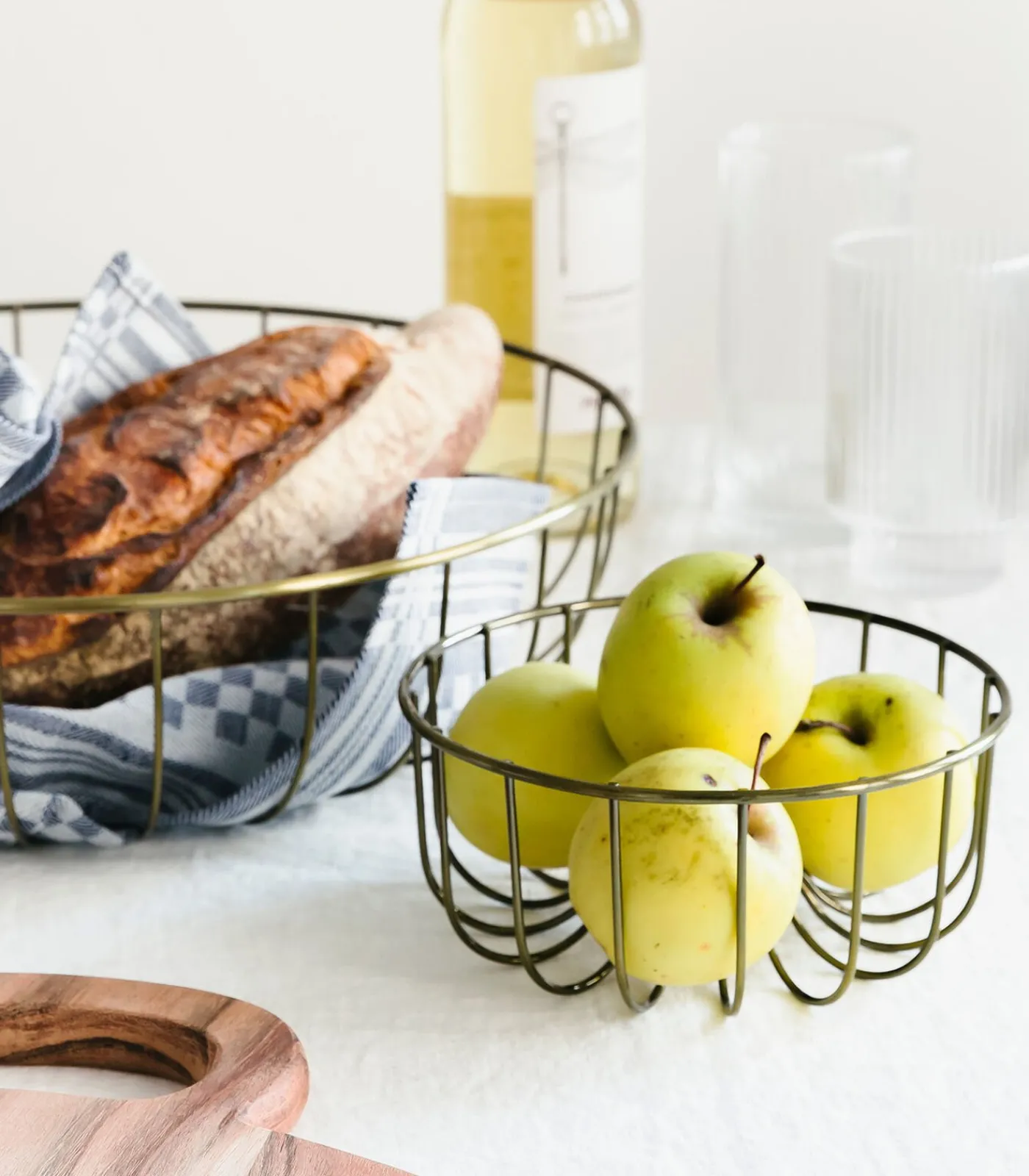 New Draadmand 16xH7cm goud/zwart Octo Keukenaccessoires