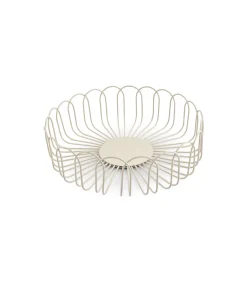 New Draadmand 26,5xH7,5cm grijs Flores Keukenaccessoires