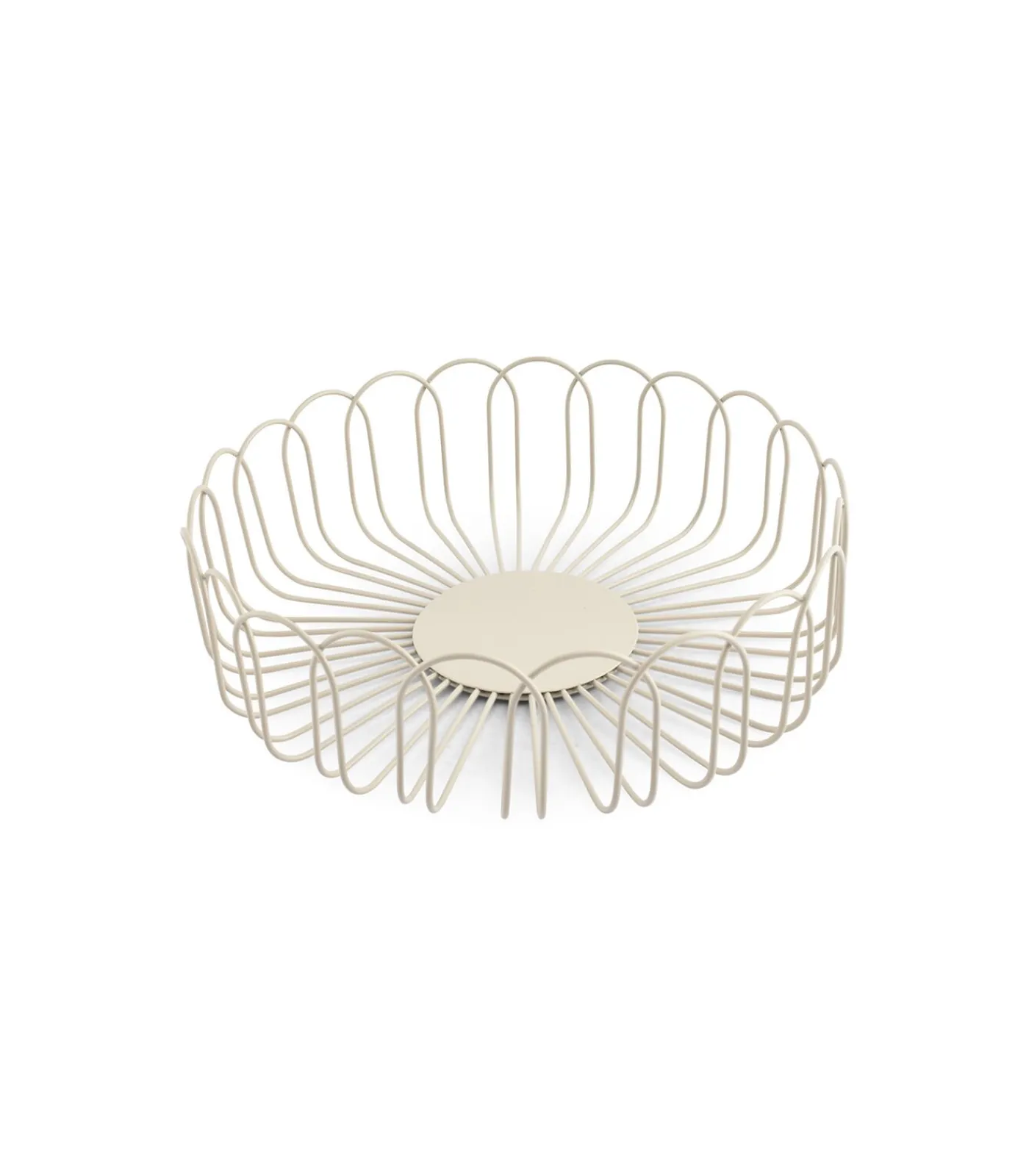 New Draadmand 26,5xH7,5cm grijs Flores Keukenaccessoires