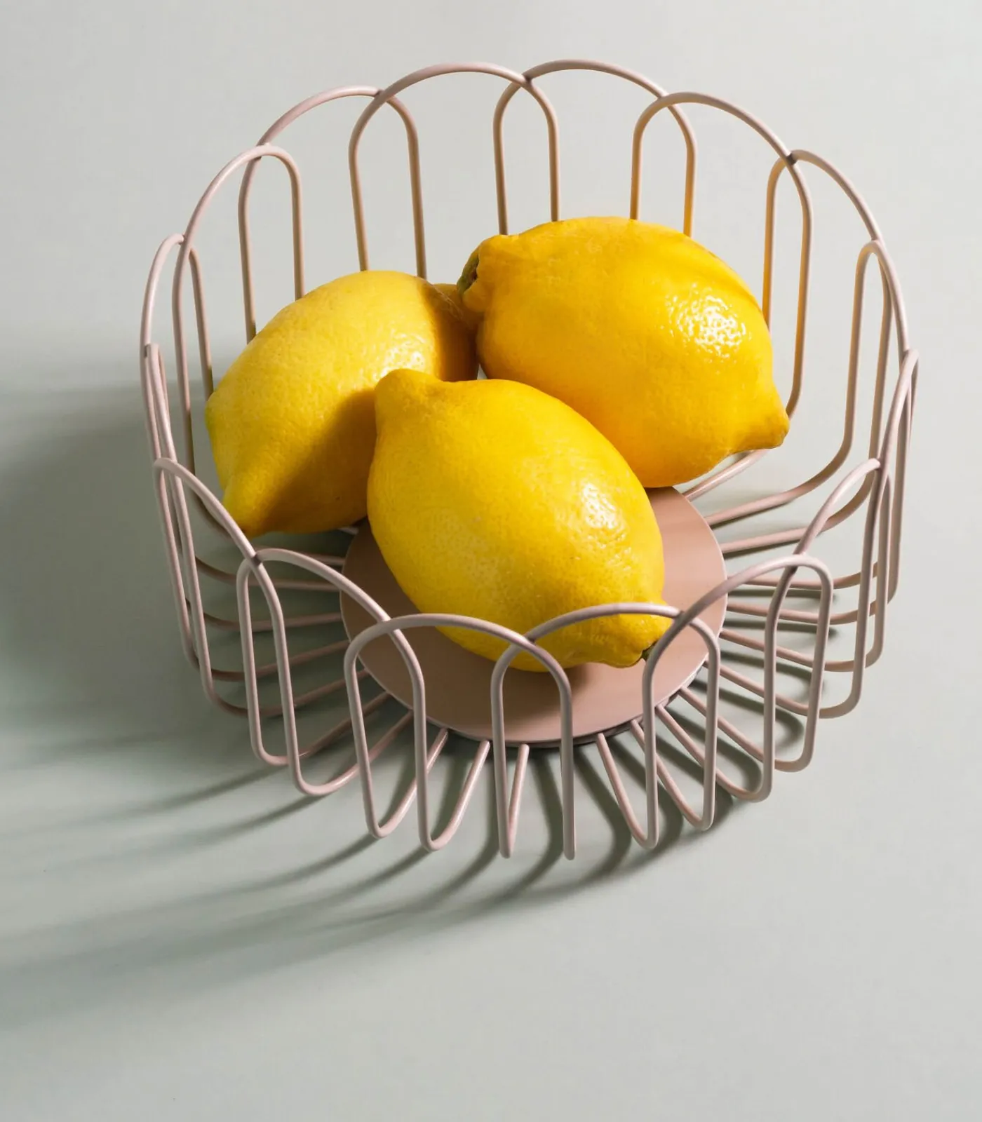 New Draadmand 19xH10cm grijs Flores Keukenaccessoires