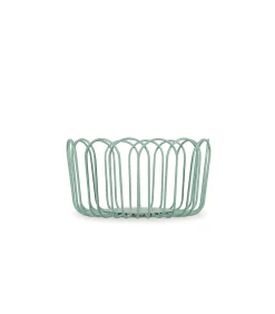 ONA Draadmand 19xH10cm groen Flores