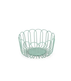 ONA Draadmand 19xH10cm groen Flores