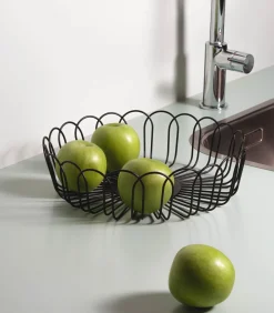 Online Draadmand 26,5xH7,5cm zwart Flores Keukenaccessoires