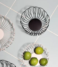 ONA Draadmand 19xH10cm zwart Flores