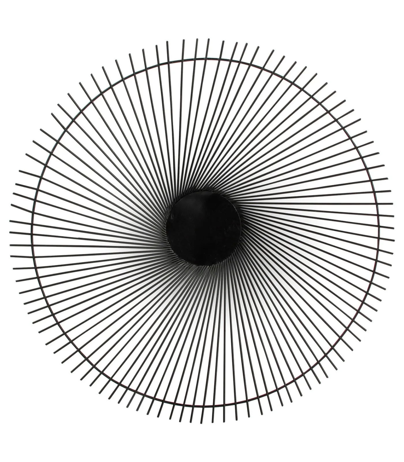 S|P Collection Draadmand 53xH5cm zwart twisted Iris