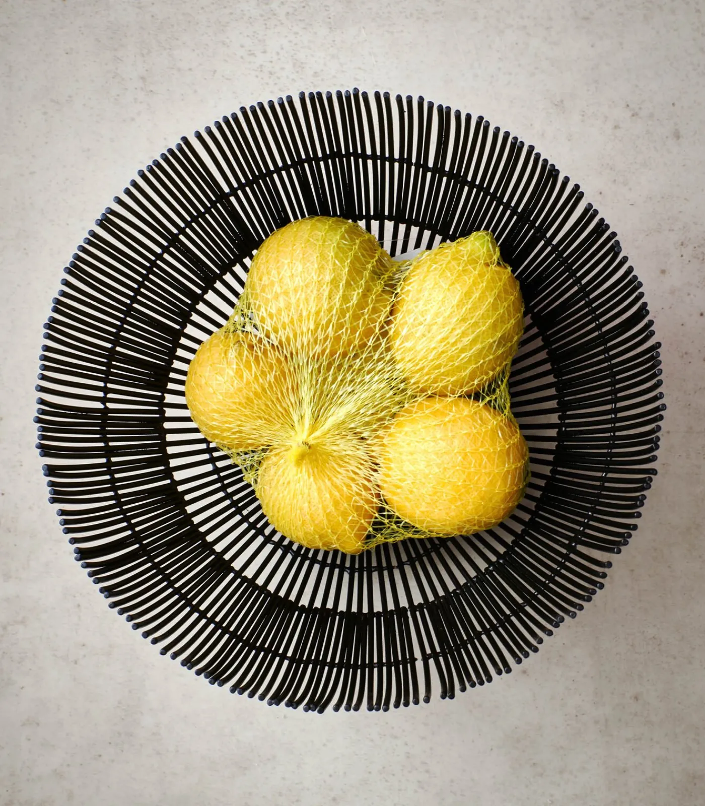 S|P Collection Draadmand 53xH5cm zwart twisted Iris