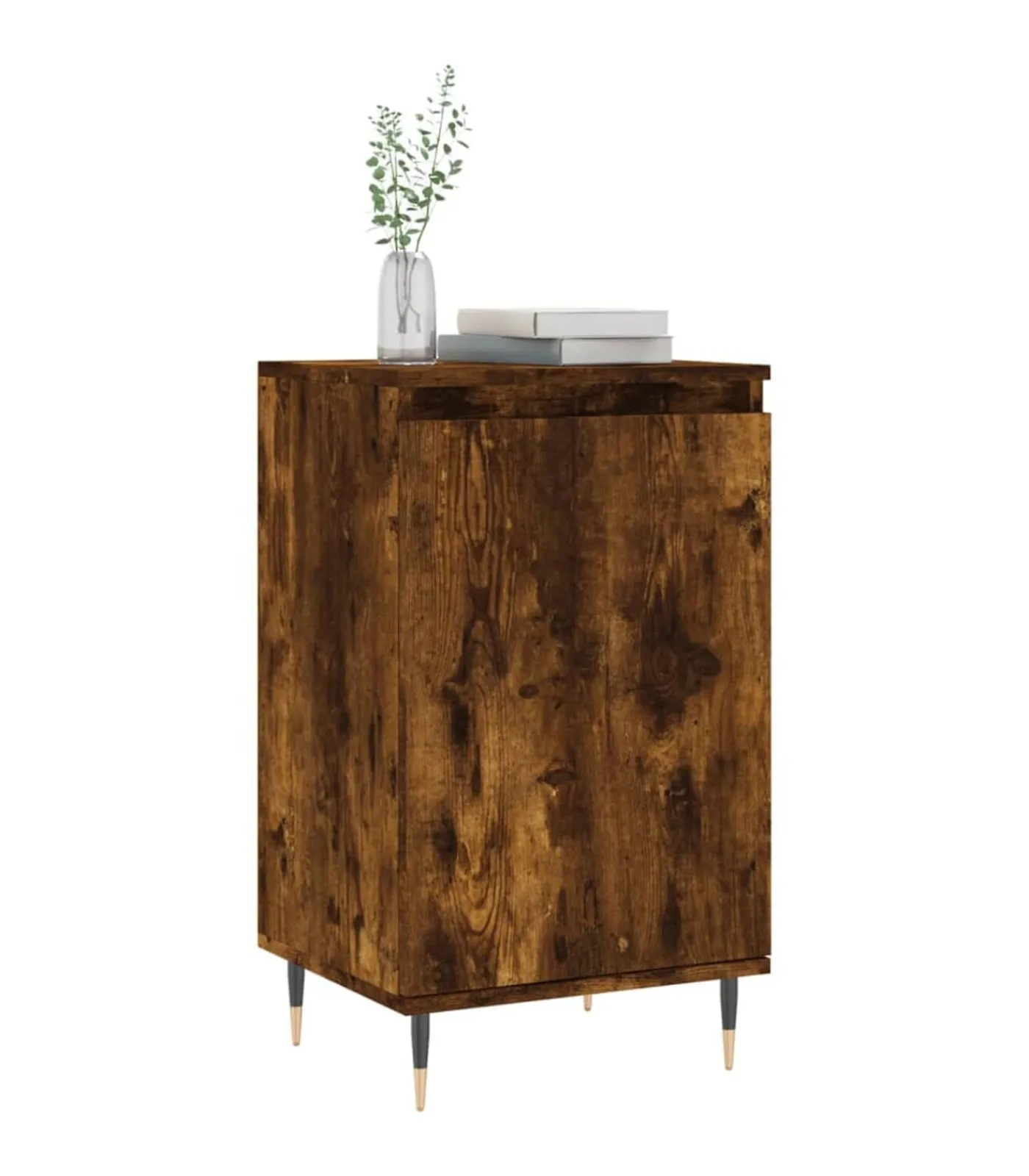 vidaXL Dressoir 40x35x70 cm bewerkt hout gerookt eikenkleurig