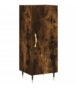 Sale Dressoir 34,5x34x90 cm bewerkt hout gerookt eiken Meubels