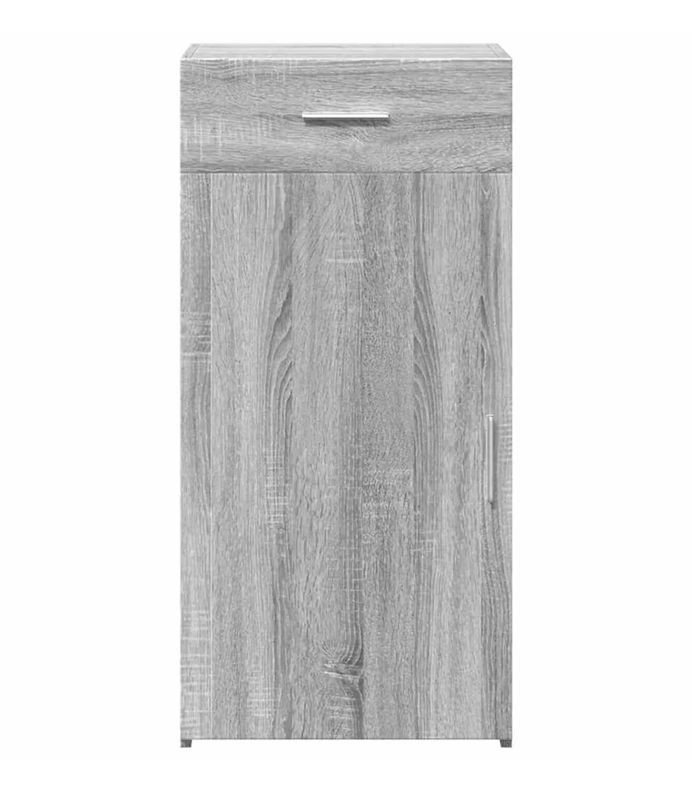 vidaXL Dressoir 45x42,5x93 cm bewerkt hout grijs sonoma eikenkleurig