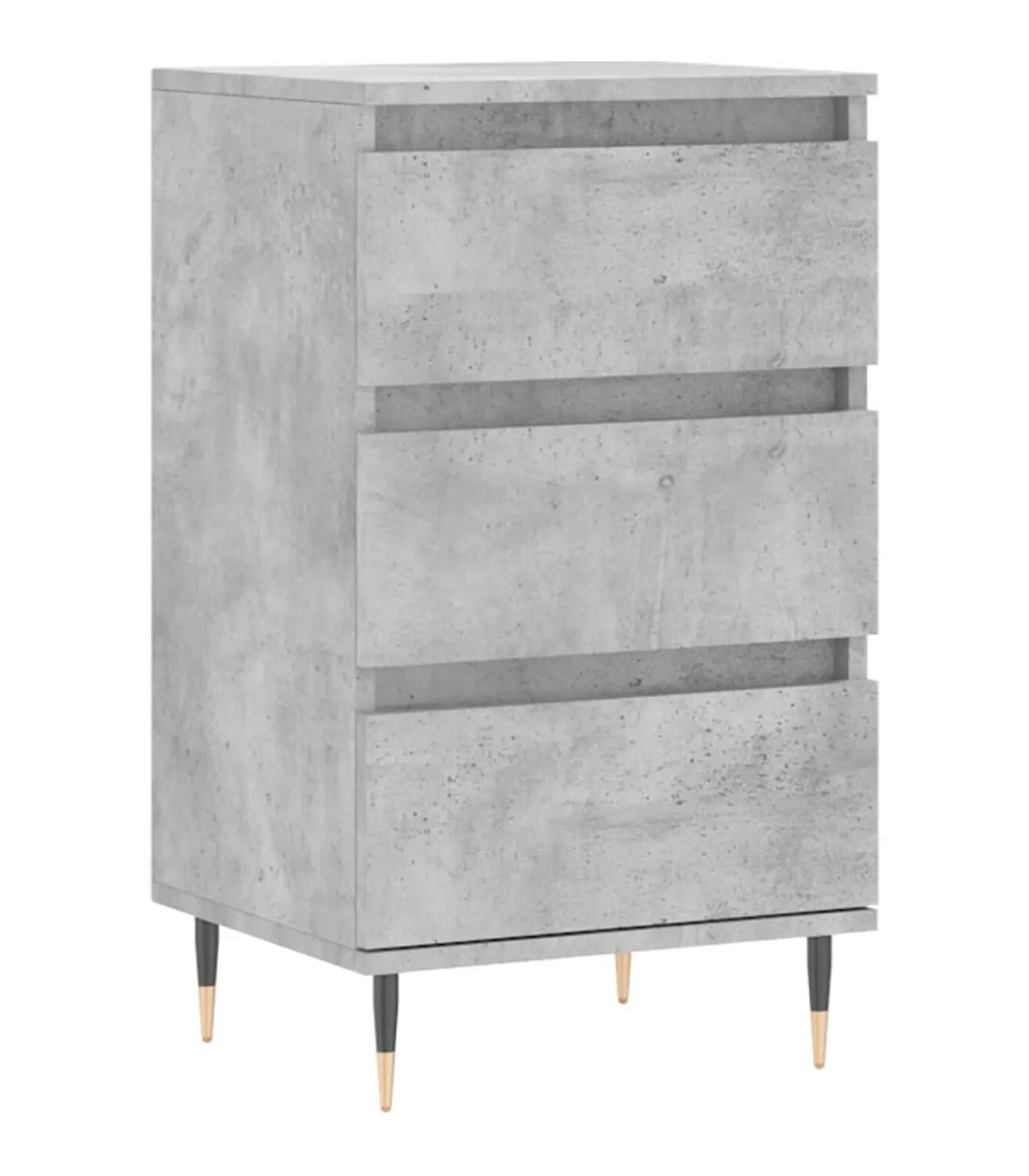 vidaXL Dressoir 40x35x70 cm bewerkt hout betongrijs