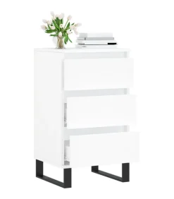 vidaXL Dressoir 40x35x70 cm bewerkt hout wit