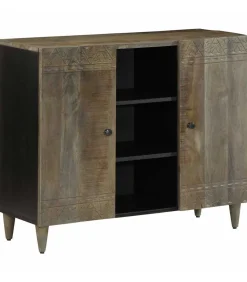 vidaXL Dressoir 90x33x75 cm massief mangohout