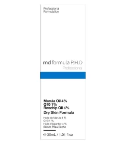 MD Formula Droge Huid Serum Marula Olie 4%, Q10 1%, Rozenbottelolie 4% 30ml