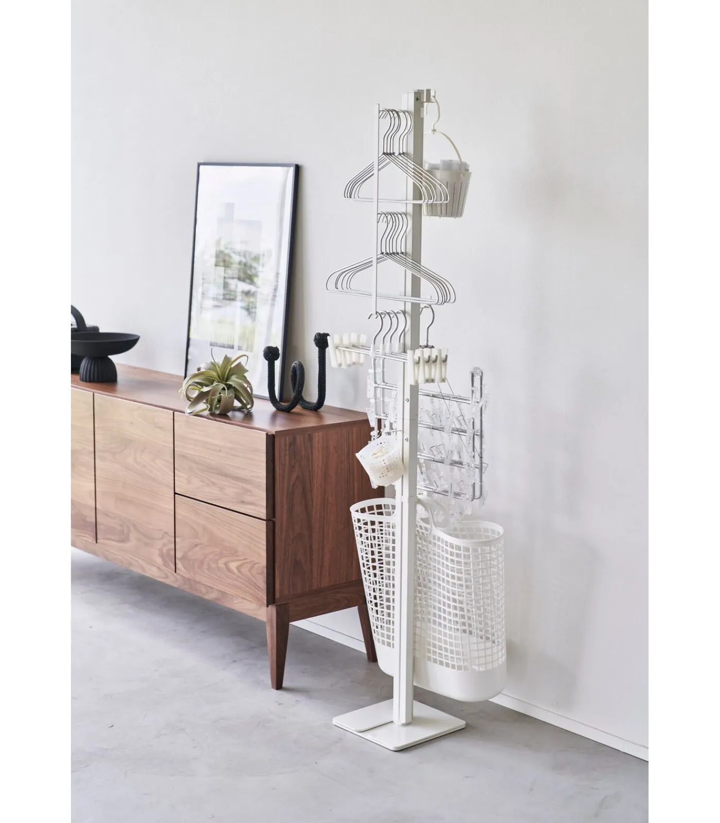 YAMAZAKI Droogrek Inklapbaar - Tower - Wit