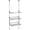 vidaXL Droogrek 3-laags hangend aluminium