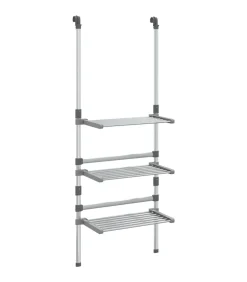 vidaXL Droogrek 3-laags hangend aluminium