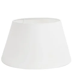 Light & Living Drum Lampenkap Polycotton - Wit - 45x35x25cm