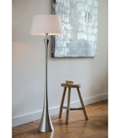 Light & Living Drum Lampenkap Polycotton - Wit - 45x35x25cm