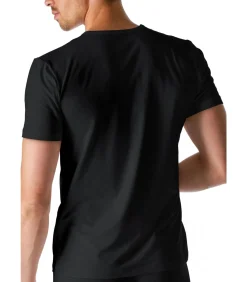 Heren Mey Dry Cotton Shirt Zwart