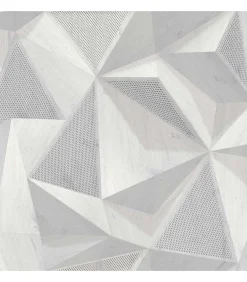 DUTCH WALLCOVERINGS Behang Onyx lichtgrijs