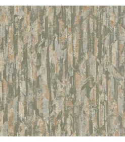 DUTCH WALLCOVERINGS Behang Phoenix groen en beige