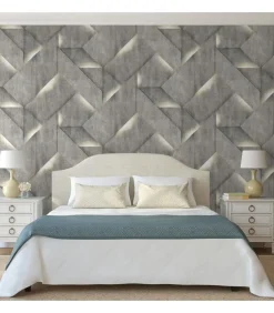 Online Behang Onyx donkergrijs Decoratie