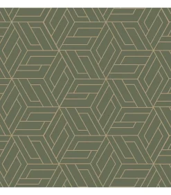DUTCH WALLCOVERINGS Behang Cobra Groen