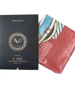 DAMES V1969 Easy Belts Zijden Stola - Roze / 180x90cm / 100% Zijde