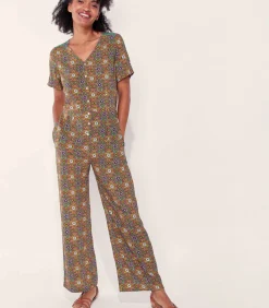 DAMES La Fiancée ecovero MAYZI vloeibare jumpsuit