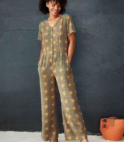 DAMES La Fiancée ecovero MAYZI vloeibare jumpsuit