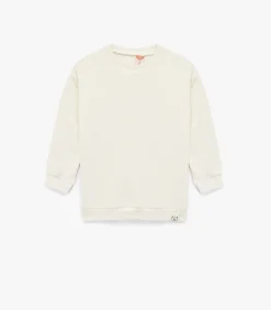 Sale Ecru Babypullover Lang met Ronde Hals Kinderen Truien & Vesten