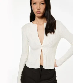 DAMES Koton Ecru Lange Mouwen Trui Met Knoopsluiting