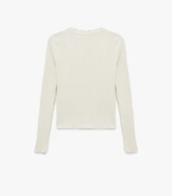 DAMES Koton Ecru Lange Mouwen Trui Met Knoopsluiting
