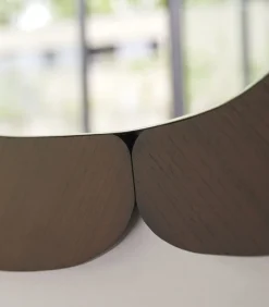 Tikamoon Eda - Ovale spiegel in donker mindihout 75 x 115 cm