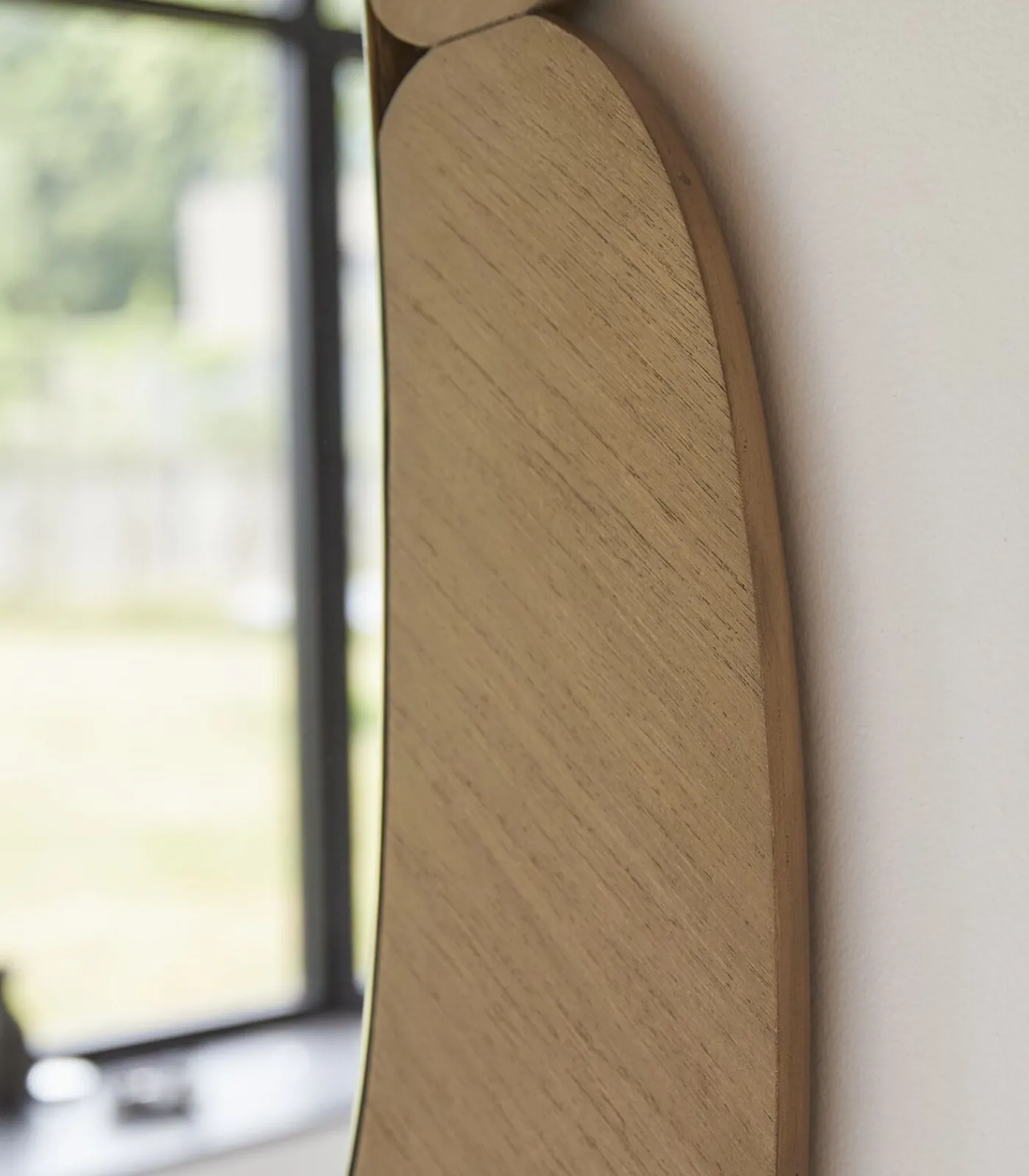 Tikamoon Eda - Ovale spiegel in licht mindihout 75 x 115 cm