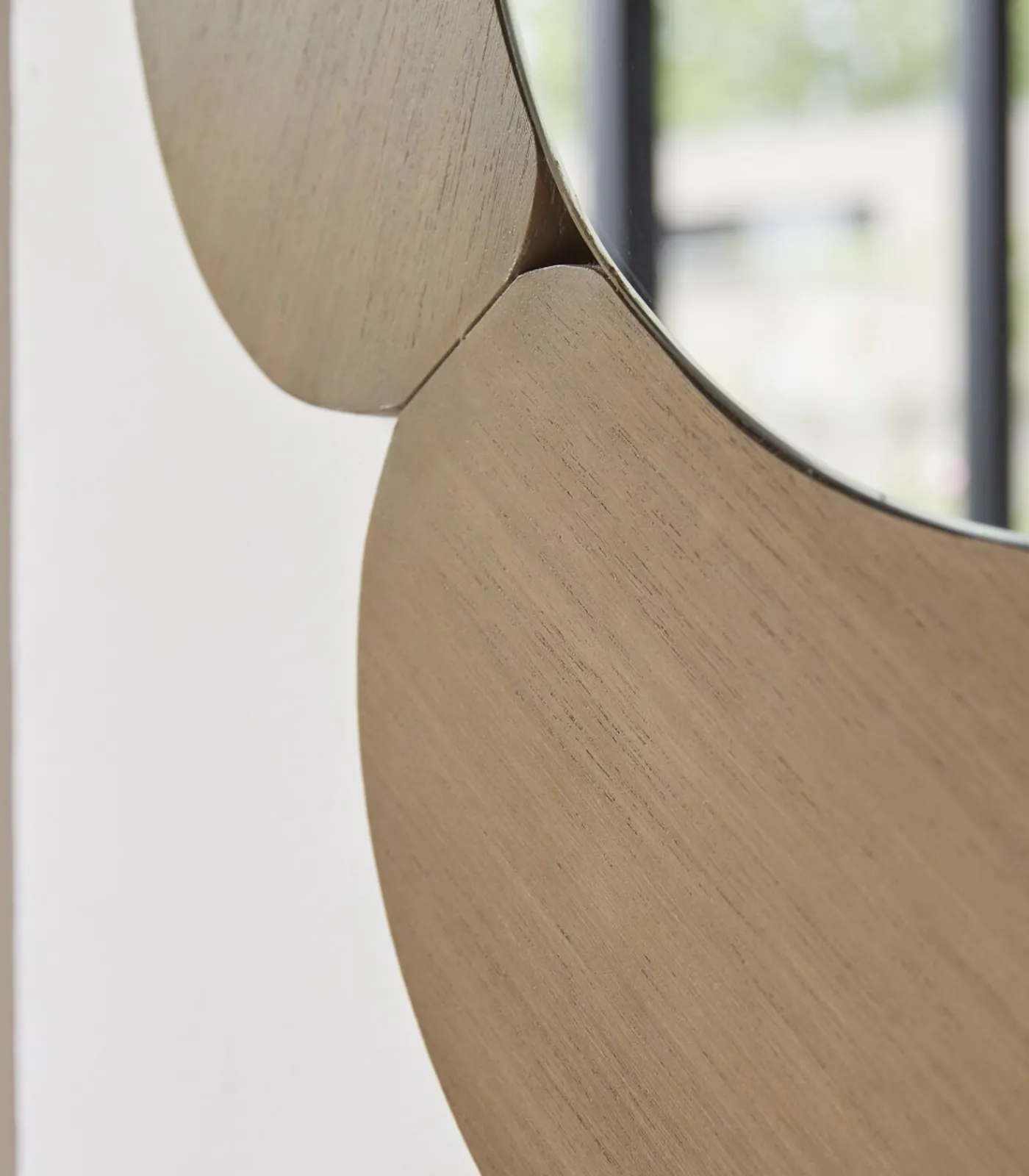 Tikamoon Eda - Ovale spiegel in licht mindihout 75 x 115 cm