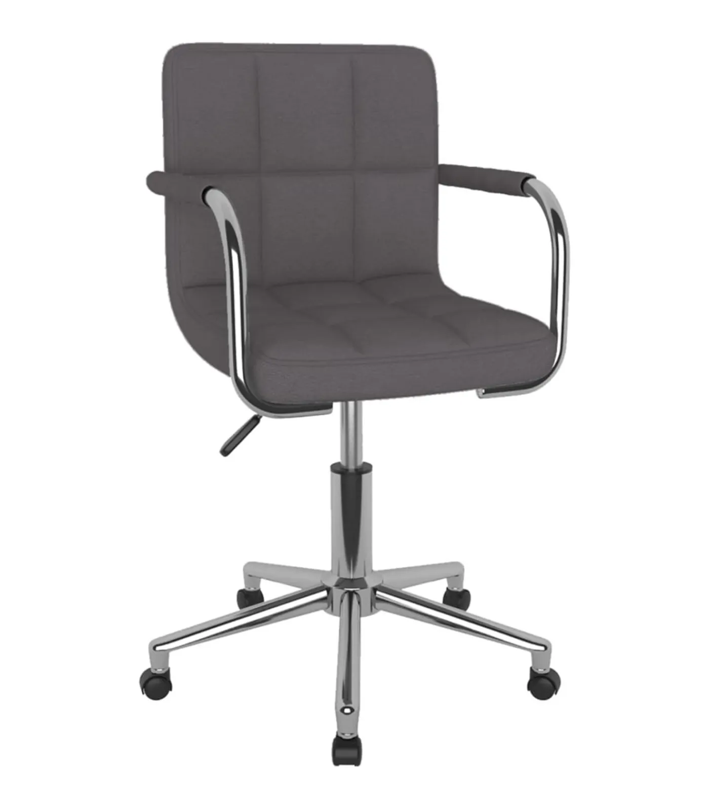 Online Eetkamerstoel draaibaar stof taupe Stoelen