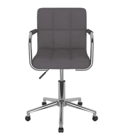 Online Eetkamerstoel draaibaar stof taupe Stoelen